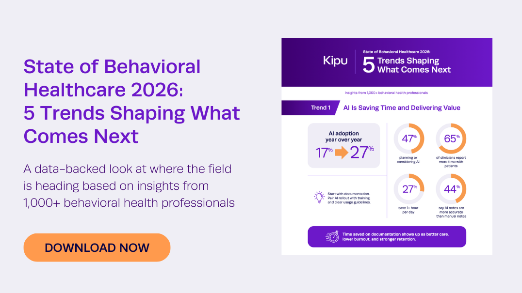 state of behavioral health infographic